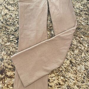 High Rise Tan Trousers